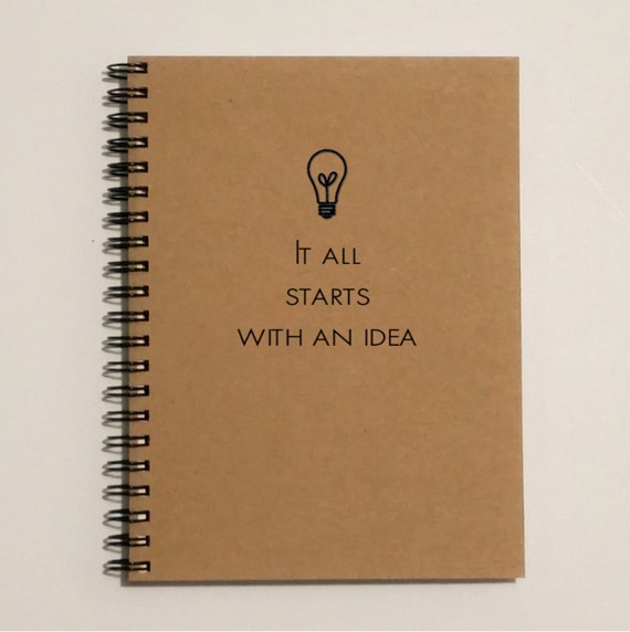 Writing Journal Idea Journal Idea Notebook It all starts