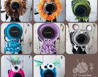 Camera Lens Buddy, Camera Accessories, Lens Buddy, Crochet Lens Critter, Photographer Helper, Family Photography, UK SELLER