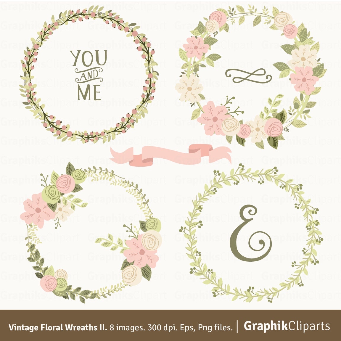 vintage wreath clip art - photo #38