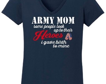 Army Shirt, Army Mom, Military Support Our Troops Tee, Mom Tee Shirt, Army Mom Shirt, Military Mom Shirt, Tops Tees