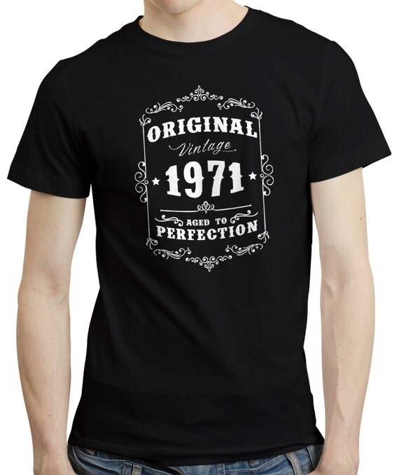 45th Birthday T Original Vintage 1971 T Shirt Tshirt Tee 