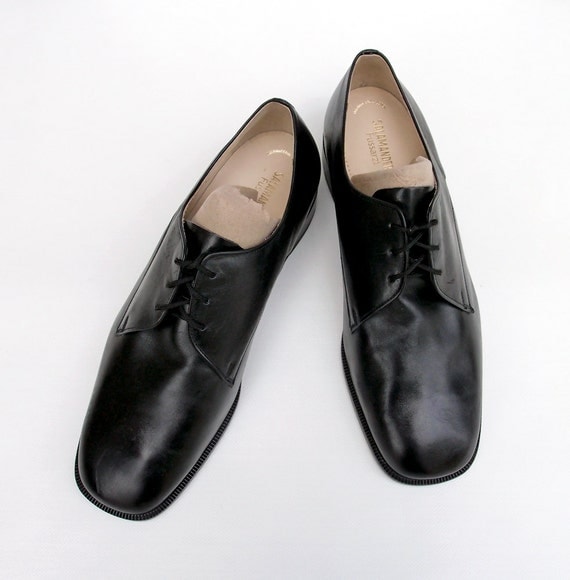 Men's genuine leather shoes Vintage Salamander brand shoes