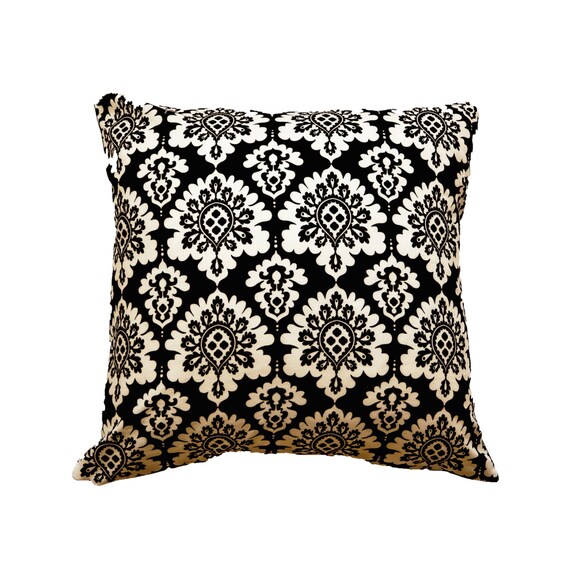 Black Cream Cushion Cover Decorative Bed Pillows Black
