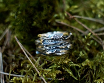 Silver fish ring - Silver Pisces ring - Pisces jewelry - Nautical ring - Ocean ring - Beach ring