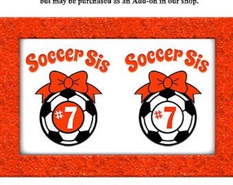 Soccer SVG file- Soccer Sister SVG- Bow Monogram Svg Cut file- Silhouette Dxf Soccer- Cricut Vinyl Soccer Shirt Svg Design- Iron on Download