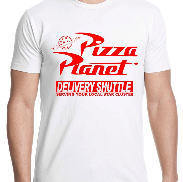 pizza planet shirt mens