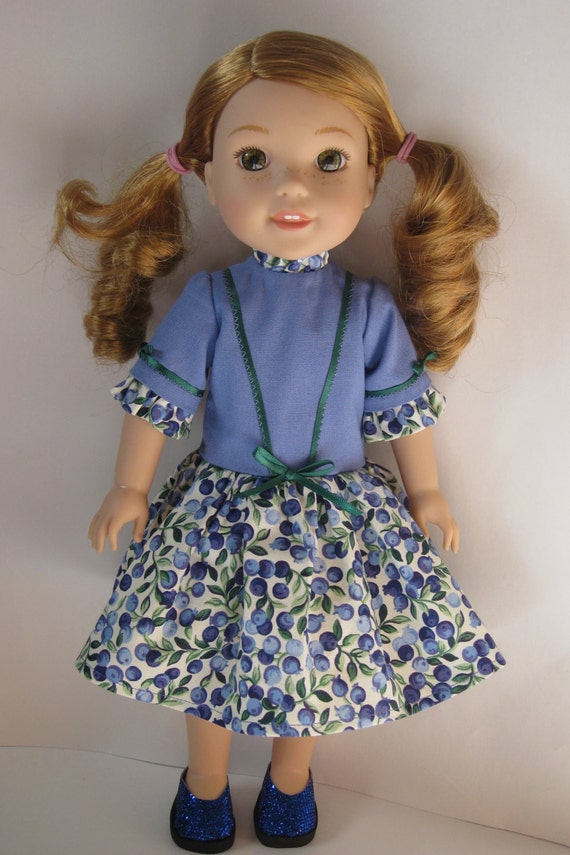 Wellie Wisher Doll Dress and Shoes by TheForgetMeNotShop on Etsy