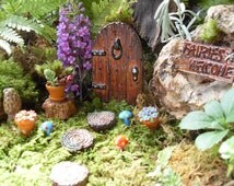 Fairy Door,Fairy Garden Kit,Fairy Door Kit,Fairy Door Set,Color Choices,Gardeners Gift,Mothers Day Gift,Fairy Garden Decor,Stone