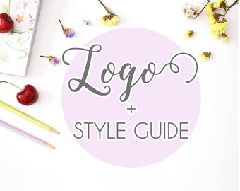 Style guide and logo design, business brand logo design, custom, photography