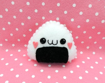 Felt Kawaii Sushi Onigiri Rice Plush