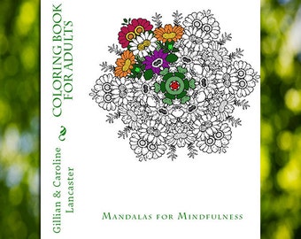 Mandala Coloring Book Download - Printable Coloring Book for Adults - Adult Coloring Book - Mandalas