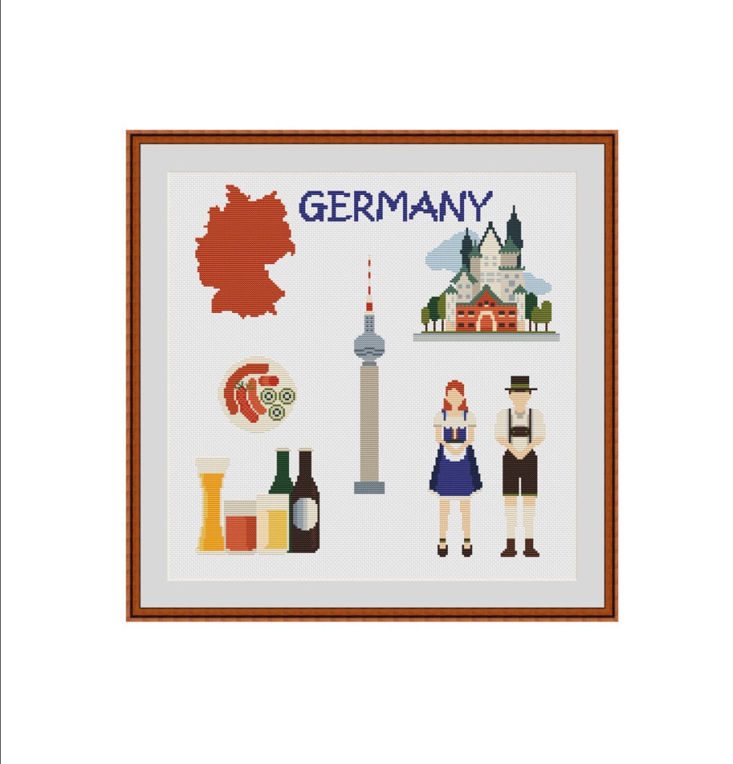 Germany cross stitch City cross stitch City crossstitch