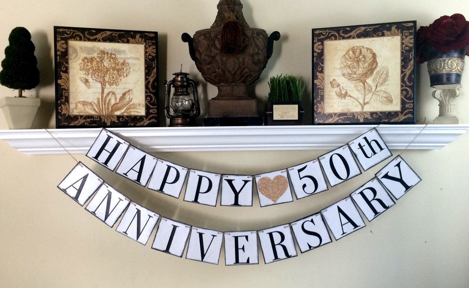 Happy 50th Anniversary Banner 50th Anniversary by WeefersDesigns