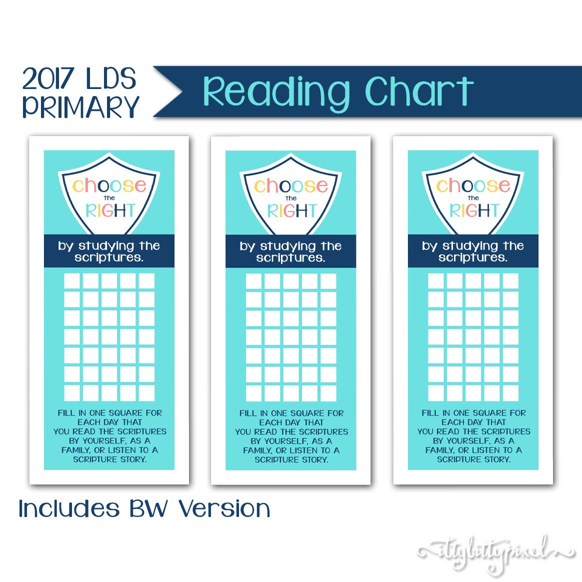 Daily Scripture Reading Chart Lds
