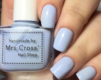 SALE - Blue Nog - 5ml - handmade in the UK Indie Nail Polish