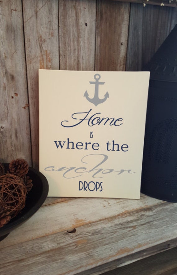 Home is where the anchor dropsmilitary signmaritime