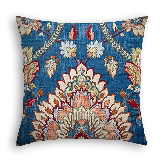 30 Off Decorative Pillow Cover in Denim Blue Accent Throw