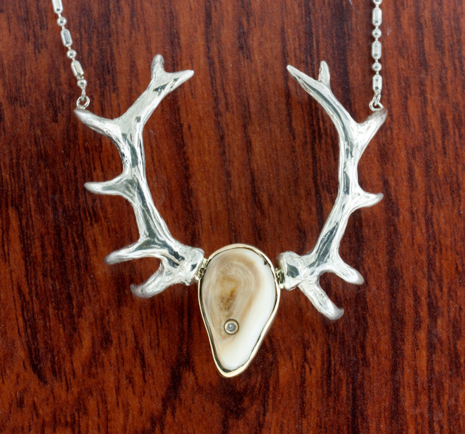 Elk Ivory Necklace Elk Tooth Necklace Elk Ivory Pendant Elk