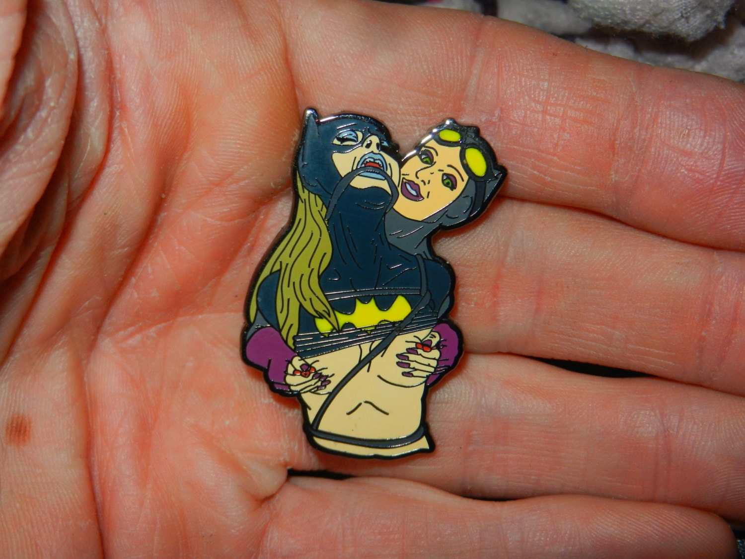 Sexy Batgirl And Catwoman Pin V1 Batman Free Shipping U S