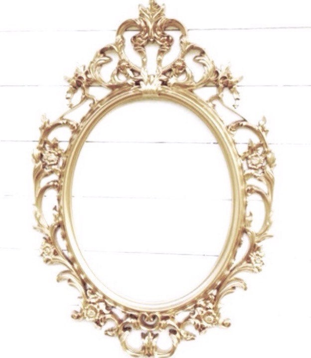 Download Gold Ornate Frame Baroque Oval Frame Wedding Decor Nursery