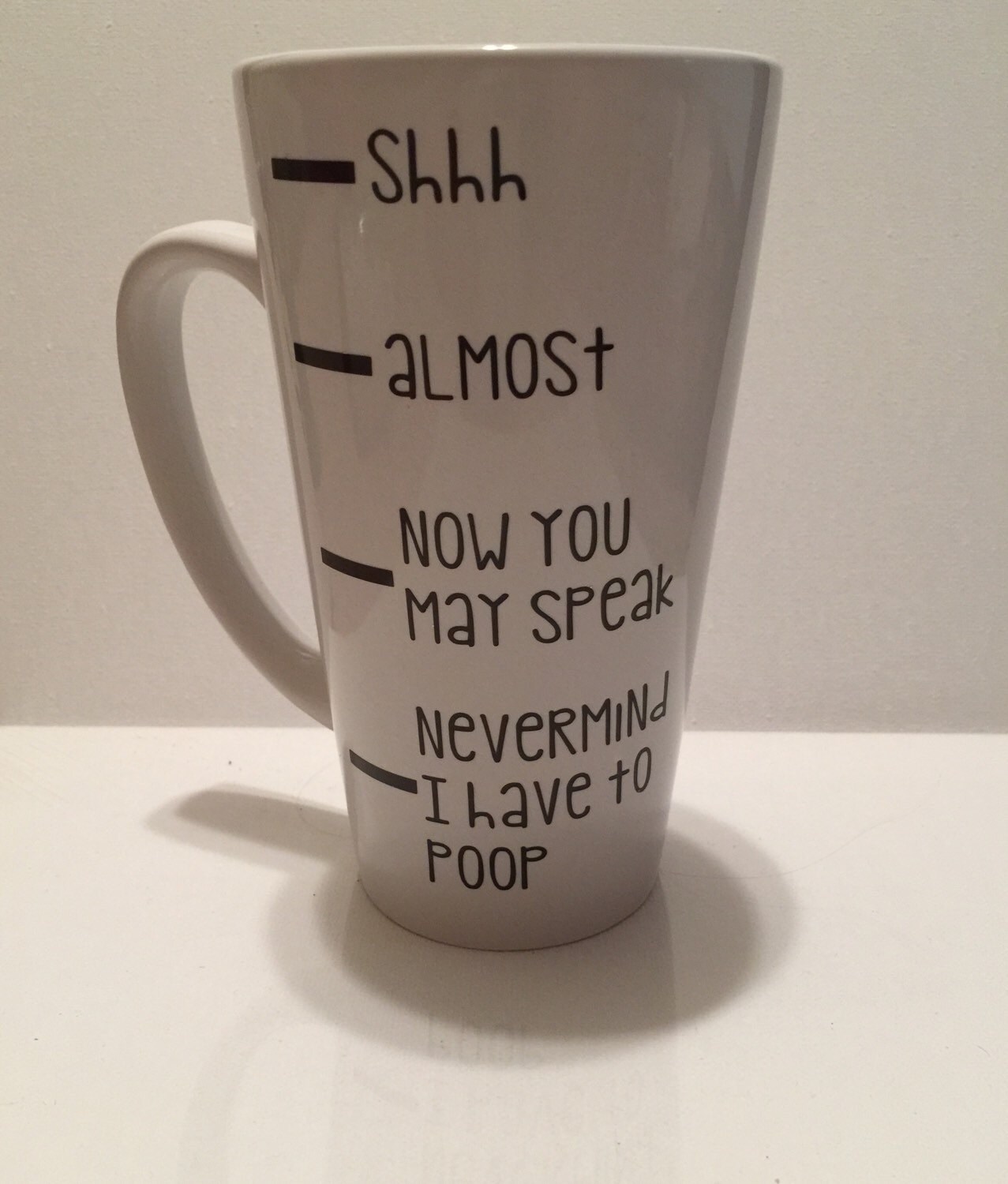 Tall latte mug // coffee mug // coffee by FarmhouseChicHanna