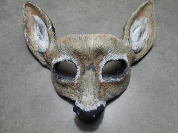 Deer mask options Antlers choose doe or stag by HawkEyeMasks