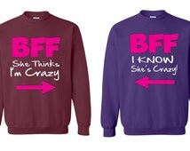 Einzigartige Artikel zum Thema beste freunde pullover Etsy