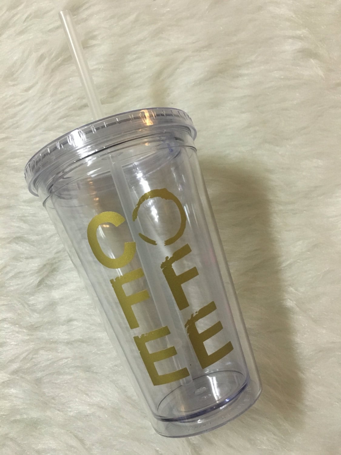 Coffee / Clear Acrylic / 16oz / Coffee Mug