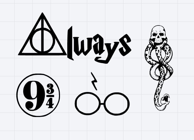 Harry Potter vinyl window decal laptop sticker window cling
