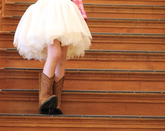 Tulle Skirt girls, Textured tulle skirt