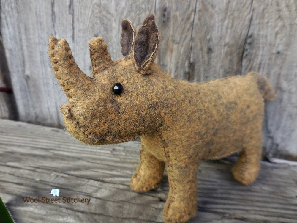 small rhino stuffed animal