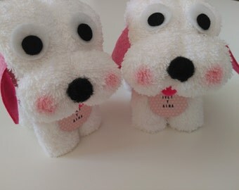 Bautizo - recuerdos de bautizo - bautizo niño - recuerdo bautizo - recuerdos para bautizo - bautismo - toalla - towel - perro - dog