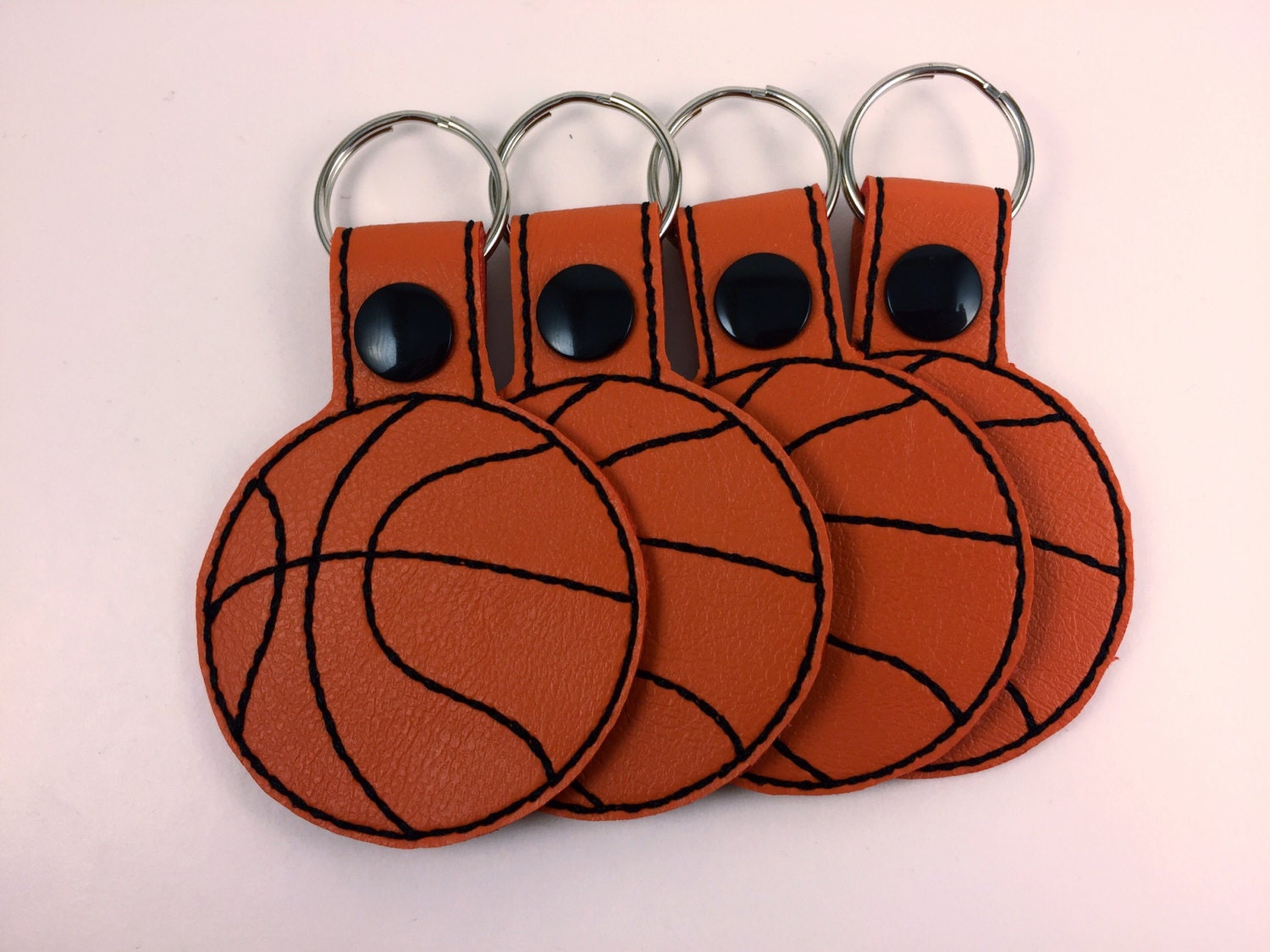 Basketball key fob / basketball key chain / sports key chain