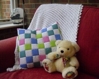 Hand Stitched Quilted Cushion Cover