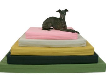 Dog Bed Cover, Toy Size, Organic Cotton Canvas, Dog Bed Duvet, Pet Bed