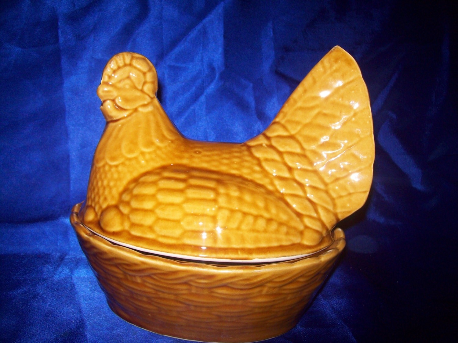 Pottery Chicken Egg Holder