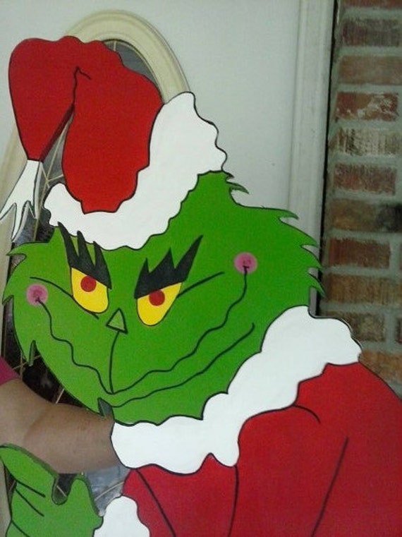 Grinch Creeping Grinch Stealing Christmas by CreationsBySandW