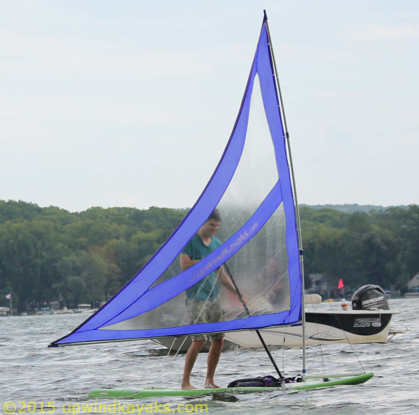 NEW Spirit Large Paddle Board Sail Kit Blue by kayaksailserenity
