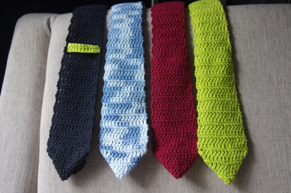 Men's Crochet Necktie Pattern Only