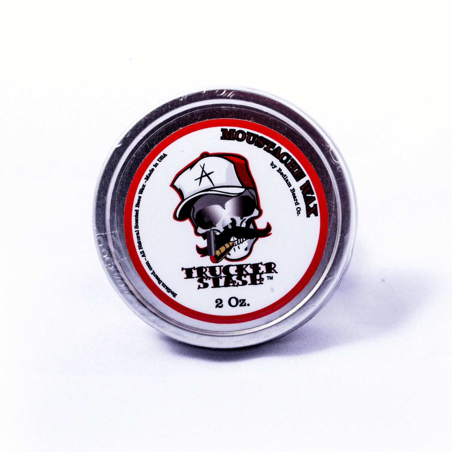 Moustache Mustache Wax Trucker Stash By Bedlam Beard