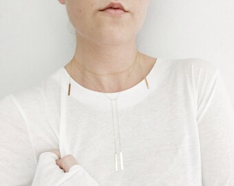 Delicate Gold Lariat Necklace, Gold Y Necklace, Dainty Lariat Necklace, 14kt Gold Filled, Y Drop Necklace, Gold Layering