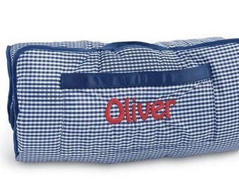 Gingham Nap Mat - Monogrammed Nap Mat ~ Mudpie Nap Mat