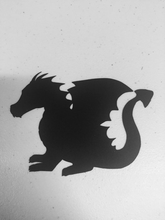 Set of 12 dragons// dragon cutouts//dragon die cuts