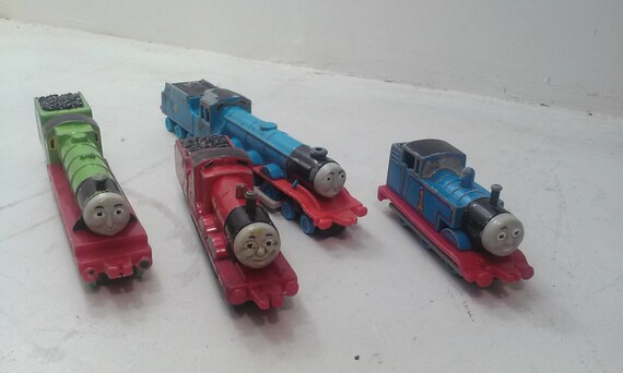 Vintage Thomas and Friends Metal Trains Lot by KittysVintageShop