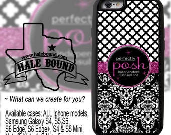 CUSTOM PHOTO PHONE Case - Perfectly Posh Independent Beauty Consultant Personalized cell phone case, New Iphone 7 & Galaxy 7