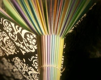 Open spine filigree pastel soul script journal