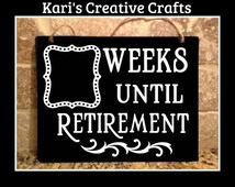 popular items for retirement countdown on etsy
