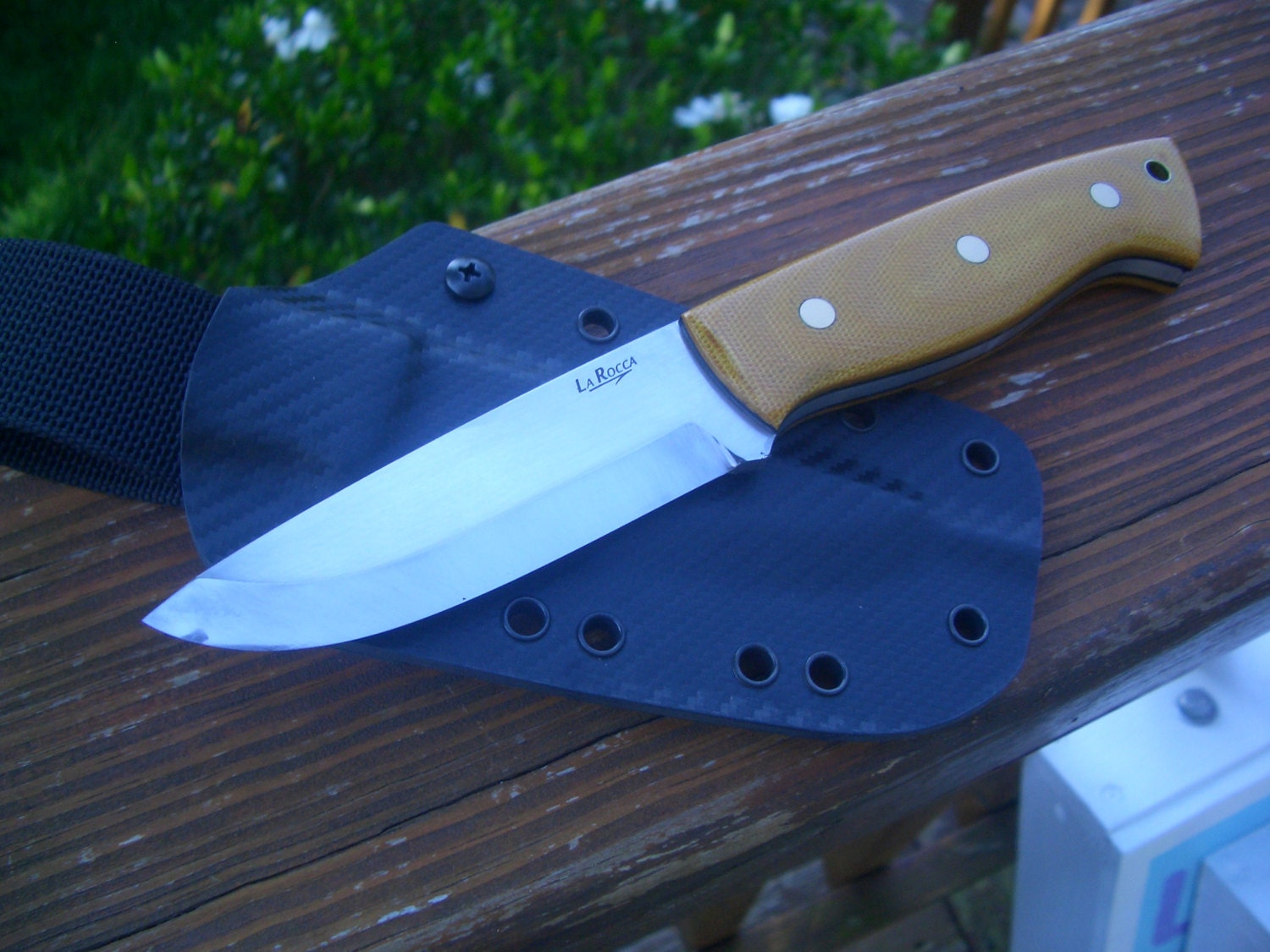 Custom Bushcraft fixed blade knife Flat or Scandi grind in