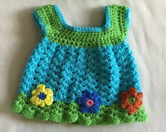 Baby Sundress, Sun Hat, and Diaper Cover