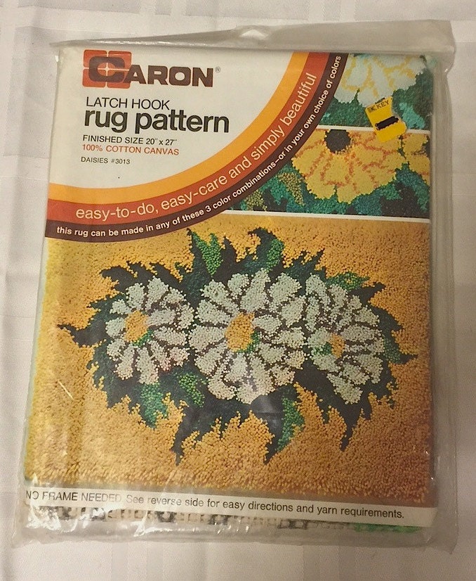 Latch Hook 20 x 27 Rug Canvas CARON Rug Pattern